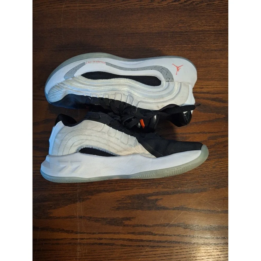Jordan Luka 2 Orca Black White Orange Basketball Shoes HJ5225-101 Kids Size 5Y